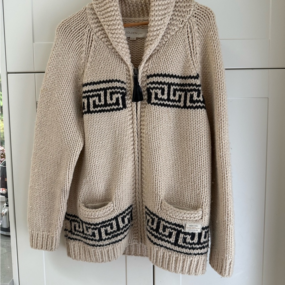 Golden by TNA Wool Hand Knit Sweater